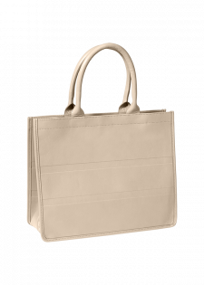 LEATHER SHOPPER WITH #RIANISTA EMBOSSING