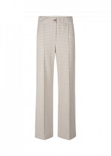 VICHY JERSEY TROUSERS