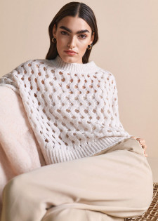 LOOSE-KNITTED PULLOVER