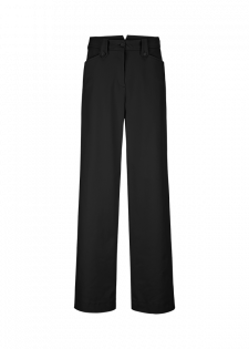 SPORTY TWILL WIDE FIT TROUSERS