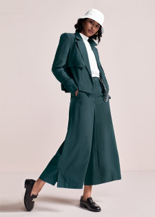 WIDE-FIT CHANGEANT TROUSERS