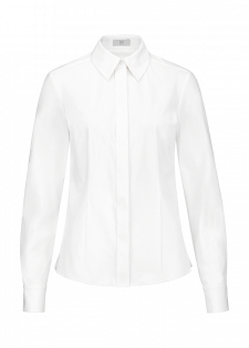 Long-sleeved jersey blouse