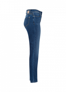 Slim-fit-Jeans in Used-Optik